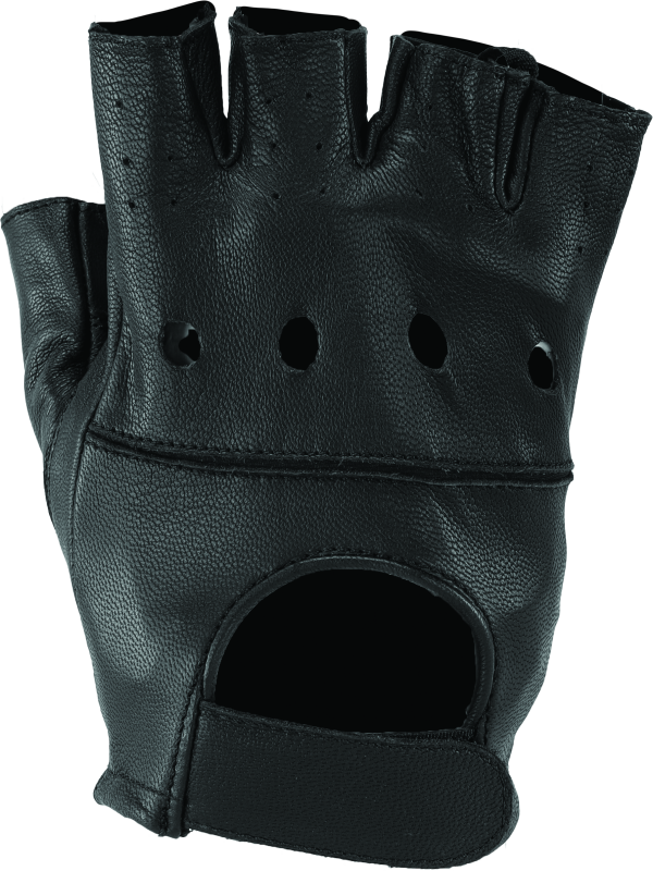 Kuryakyn By River Road Diamond Shorty Gloves Black Womens -2XL