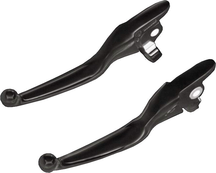 HARDDRIVE Matte Black Lever Set Smooth 53805