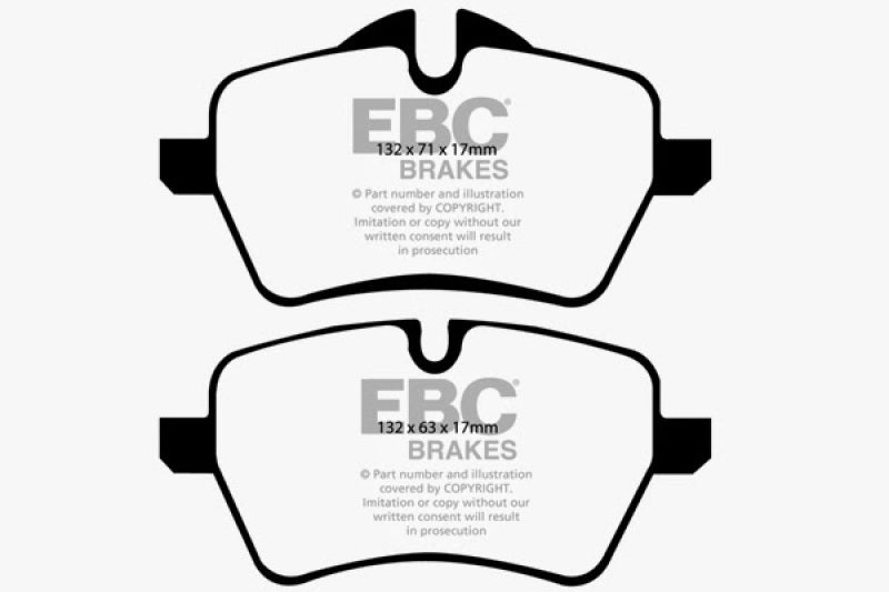 EBC 07-14 Mini Hardtop 1.6 Turbo Cooper S Greenstuff Front Brake Pads DP21789