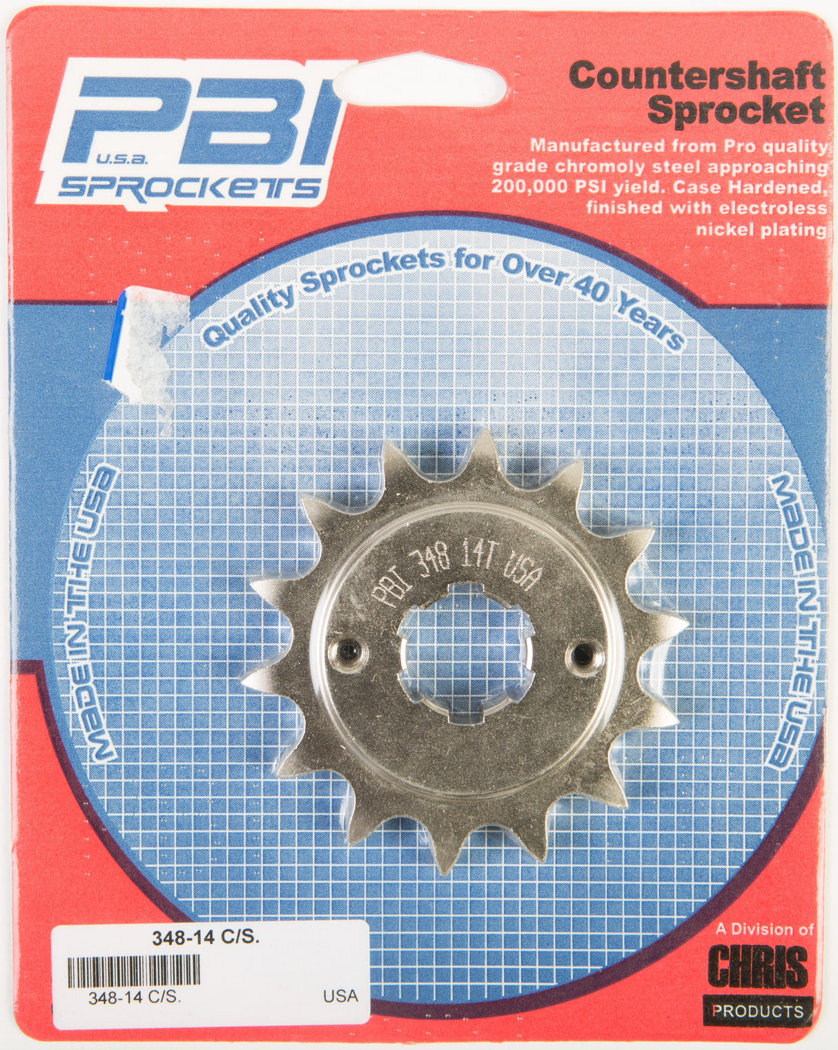 PBIFront Cs Sprocket Steel 14t-530 Hon348-14