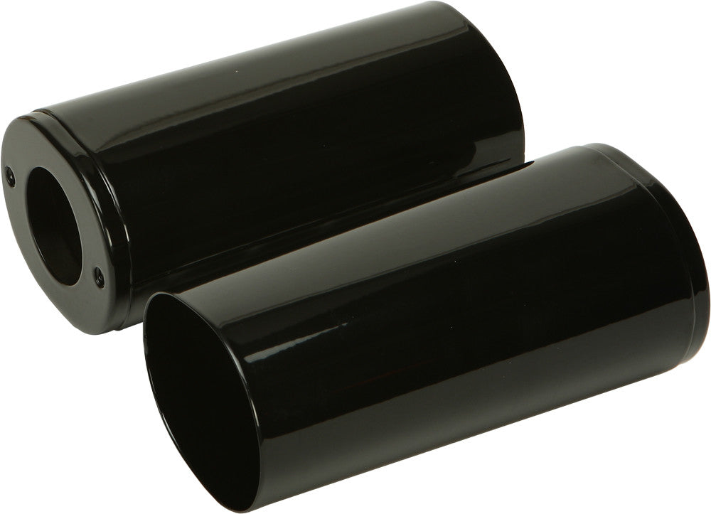 HARDDRIVE Upper Fork Tube Covers Black Touring 84-13 Flst 86-14 301166