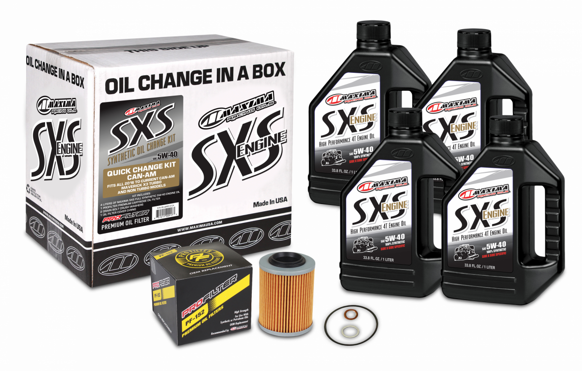 MAXIMASxs Quick Change Kit 5w40 With Oil Filter Can-Am90-469013-CA