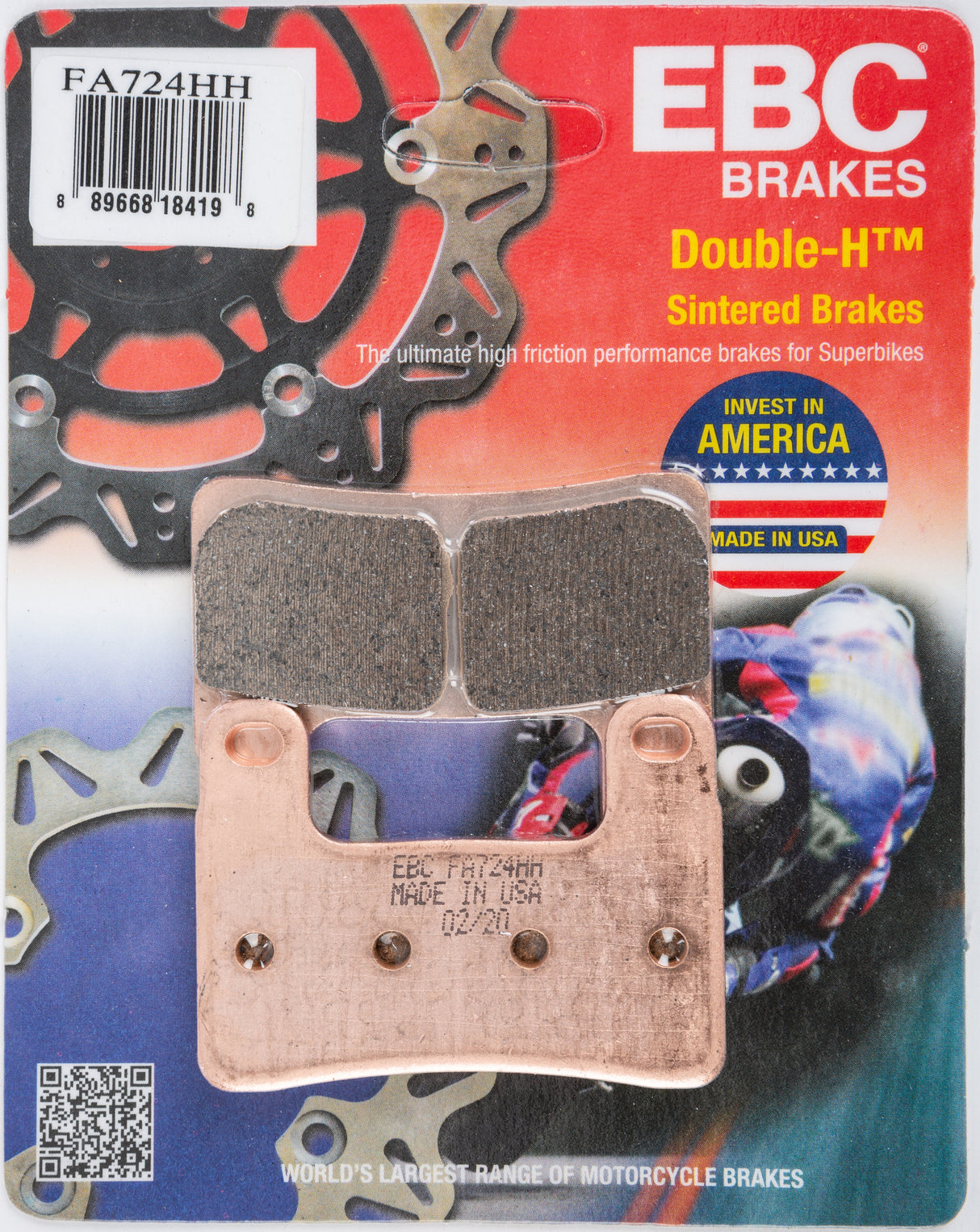 EBC Brake Pads Fa724hh Double-H Sintered FA724HH