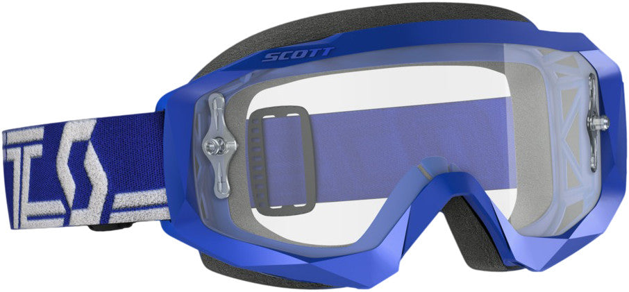 SCOTT Hustle Goggle X Blue/White W/Clear Works 268183-1006113