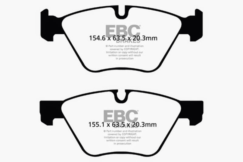 EBC 09+ BMW Z4 3.0 (E89) Redstuff Front Brake Pads DP31493C