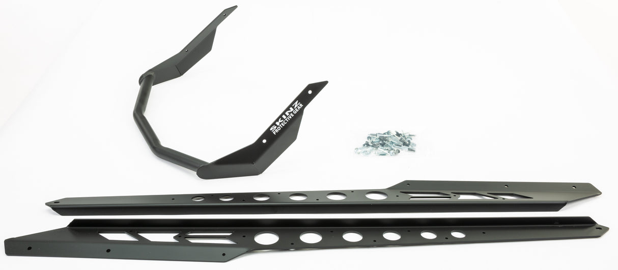 SPG Skinz Bumper Rear S-D Gen 4 175 Track Flat Black S/M SDRB467-FBK