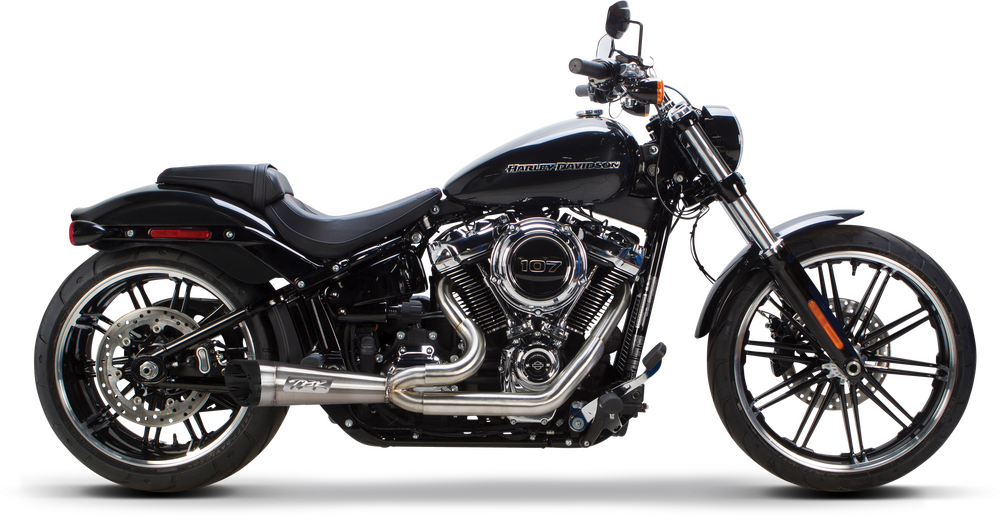 Two Brothers 2018-2022 HD SOFTAIL M8 2-1 Escape corto de acero inoxidable 005-5120199