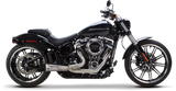 Two Brothers 2018-2022 HD SOFTAIL M8 2-1 Escape corto de acero inoxidable 005-5120199