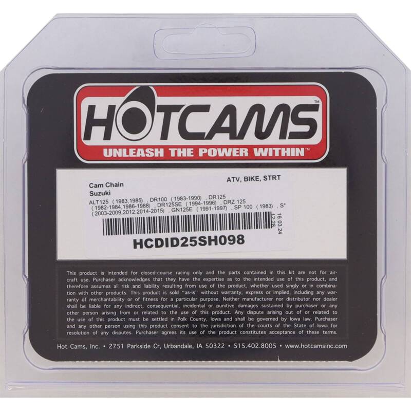 Hot Cams 2003-2004 Kawasaki KLX 400 R 400cc 9.48mm Complete shim kit HCDID25SH098