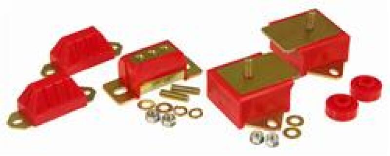 Prothane 76-86 Jeep CJ5/7/8 Drivetrain Kit - Red 1-1901