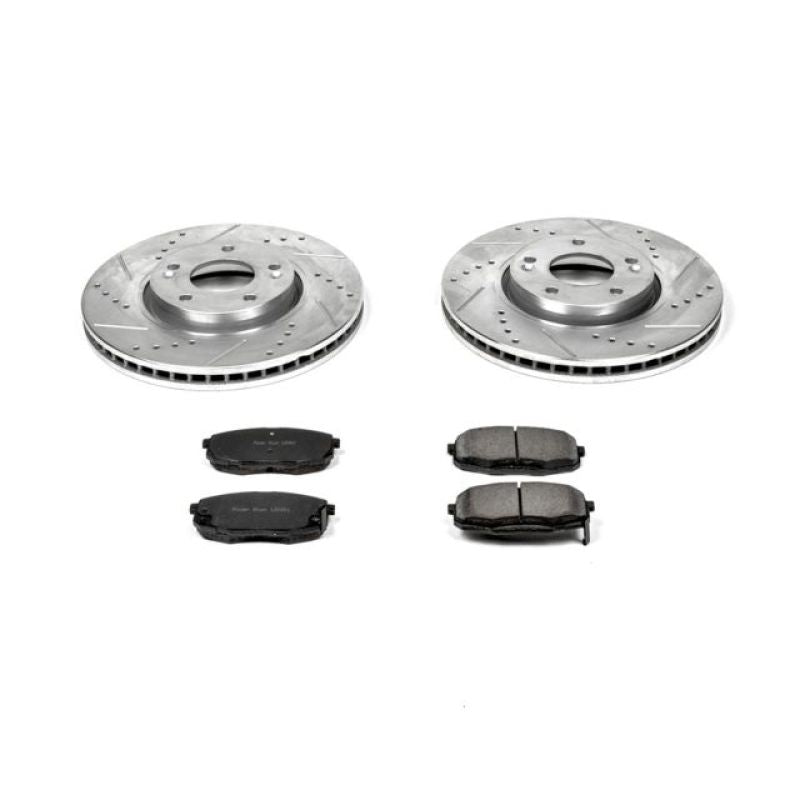 Power Stop 10-13 Kia Forte Front Z23 Evolution Sport Brake Kit