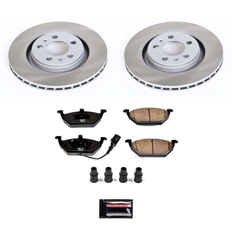 Power Stop 99-05 Volkswagen Jetta Front Semi-Coated Rotor Kit