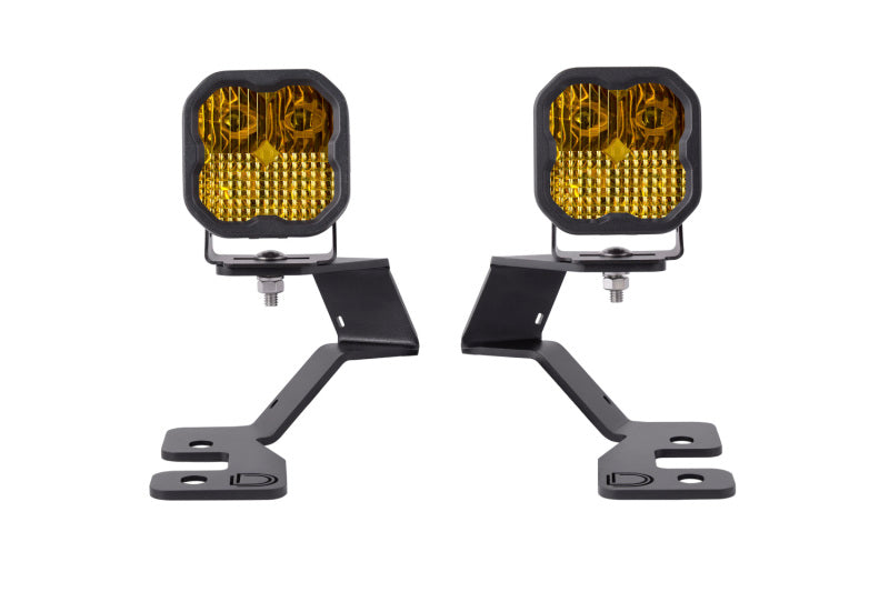 Diode Dynamics 2021 Ford Bronco SS3 LED Ditch Light Kit - Sport Yellow Pro Combo