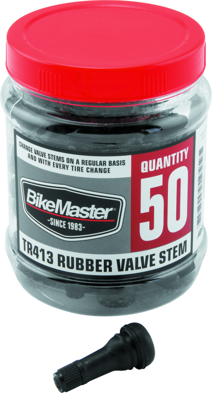 BikeMaster Valve Stem TR413 Rubber Tub/51 151410