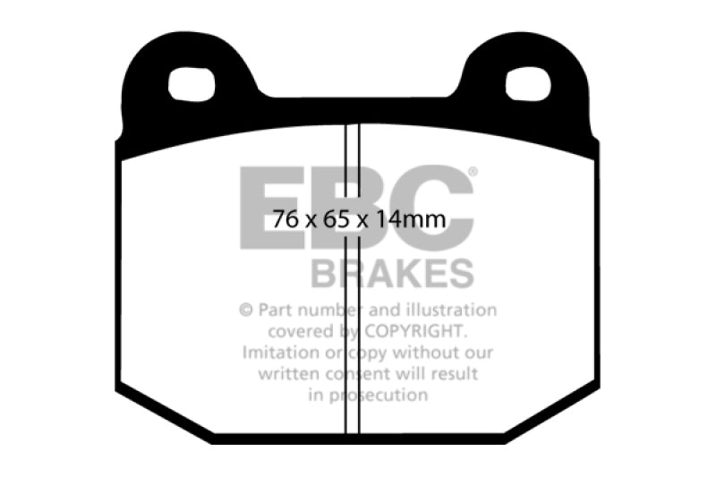 EBC 03-04 Infiniti G35 3.5 (Manual) (Brembo) Ultimax2 Rear Brake Pads UD961