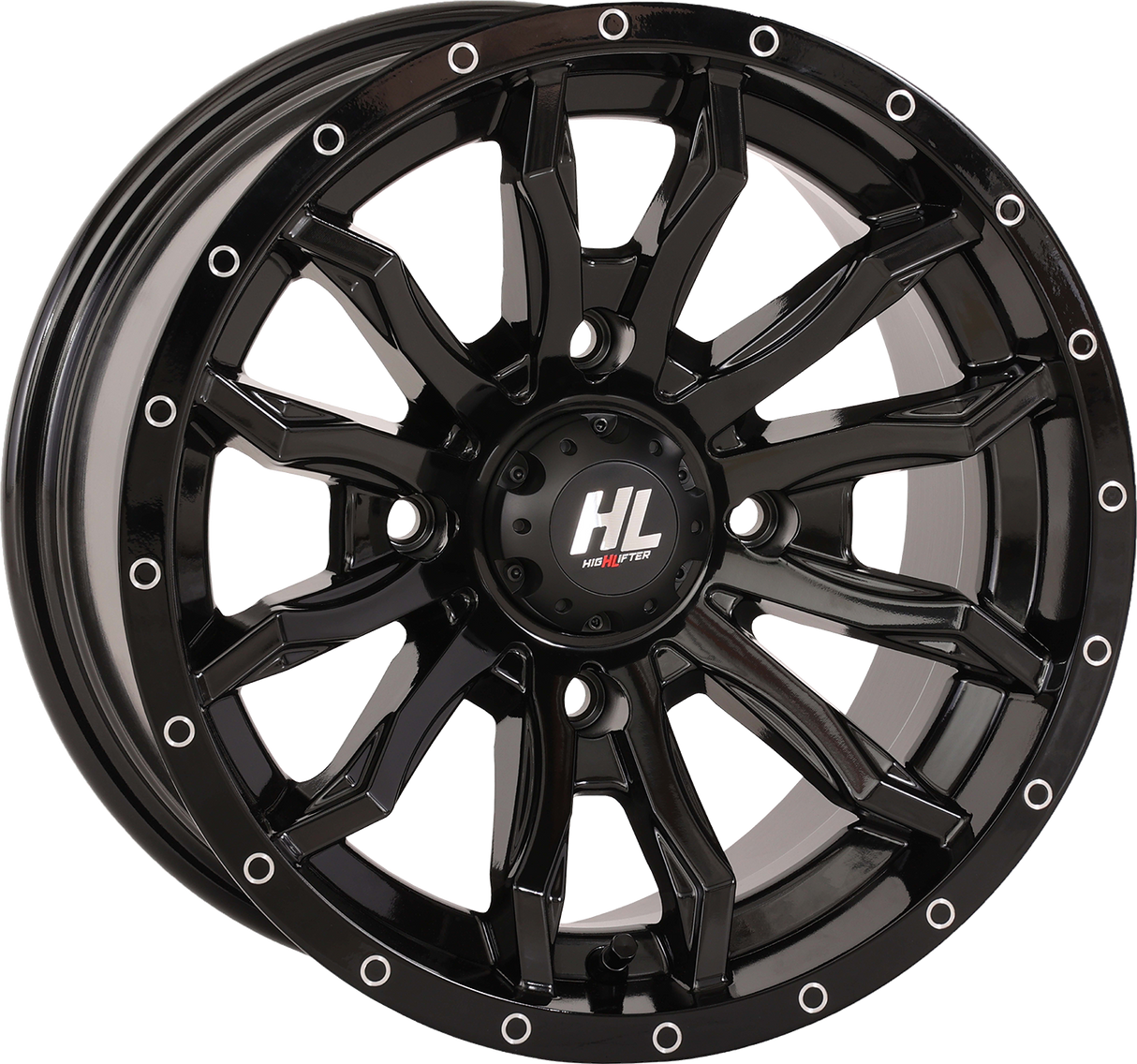 HIGH LIFTER Wheel - HL21 - Front/Rear - Gloss Black - 14x7 - 4/137 - 4+3 (+10 mm) 14HL21-1237