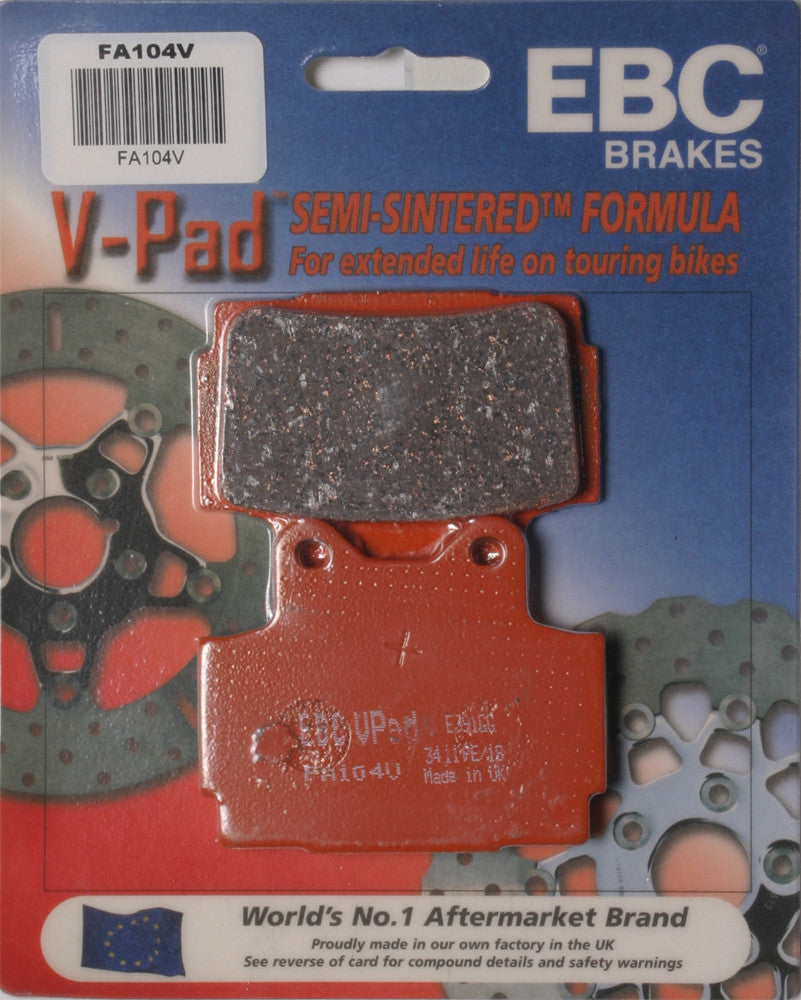 EBC Brake Pads Fa104v Semi-Sintered V Series FA104V