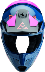 Answer AR1 Vendetta Helmet Dark Blue/Rhodamine/Orange Youth - Small 447775