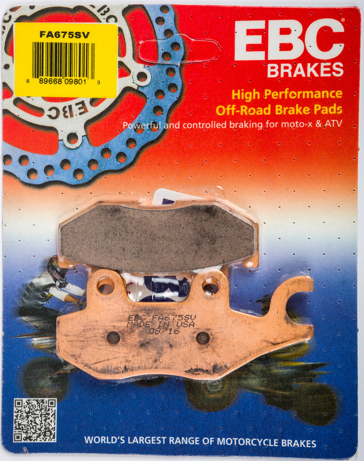 EBC Brake Pads Fa675sv Severe Duty Sv Series FA675SV