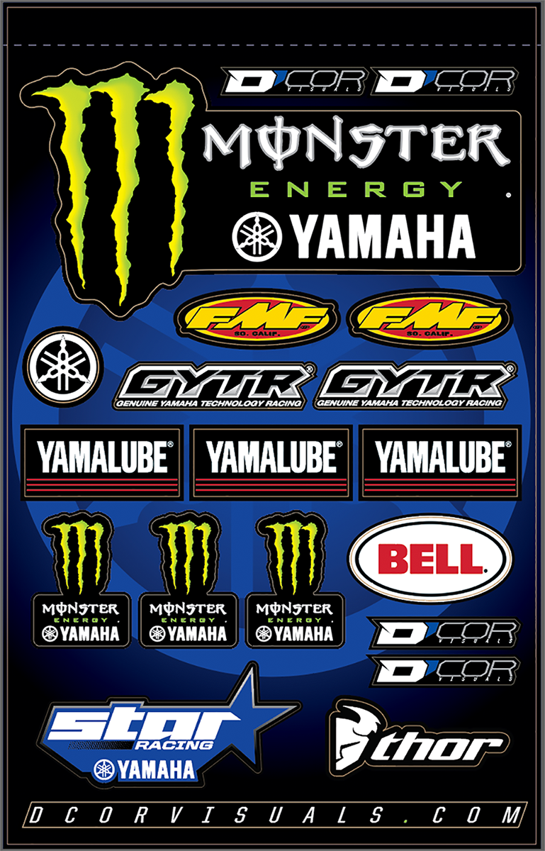 D'COR VISUALS Decal Sheet - Star Yamaha Monster 40-50-117