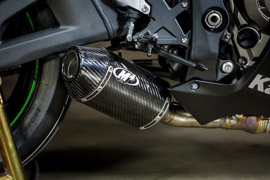 M4 Exhaust Street Slayer Carbon Fiber Slip On 2016-2020 ZX10 KA9944