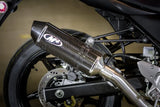 M4 Exhaust RACE Full System Carbon Fiber Canister 2017-2023 SV 650 SU6694