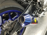 Graves Titanium Electrick Blue  Exhaust Valve Type-R  R1 2015-2023 Exy-17r1-Cvtb