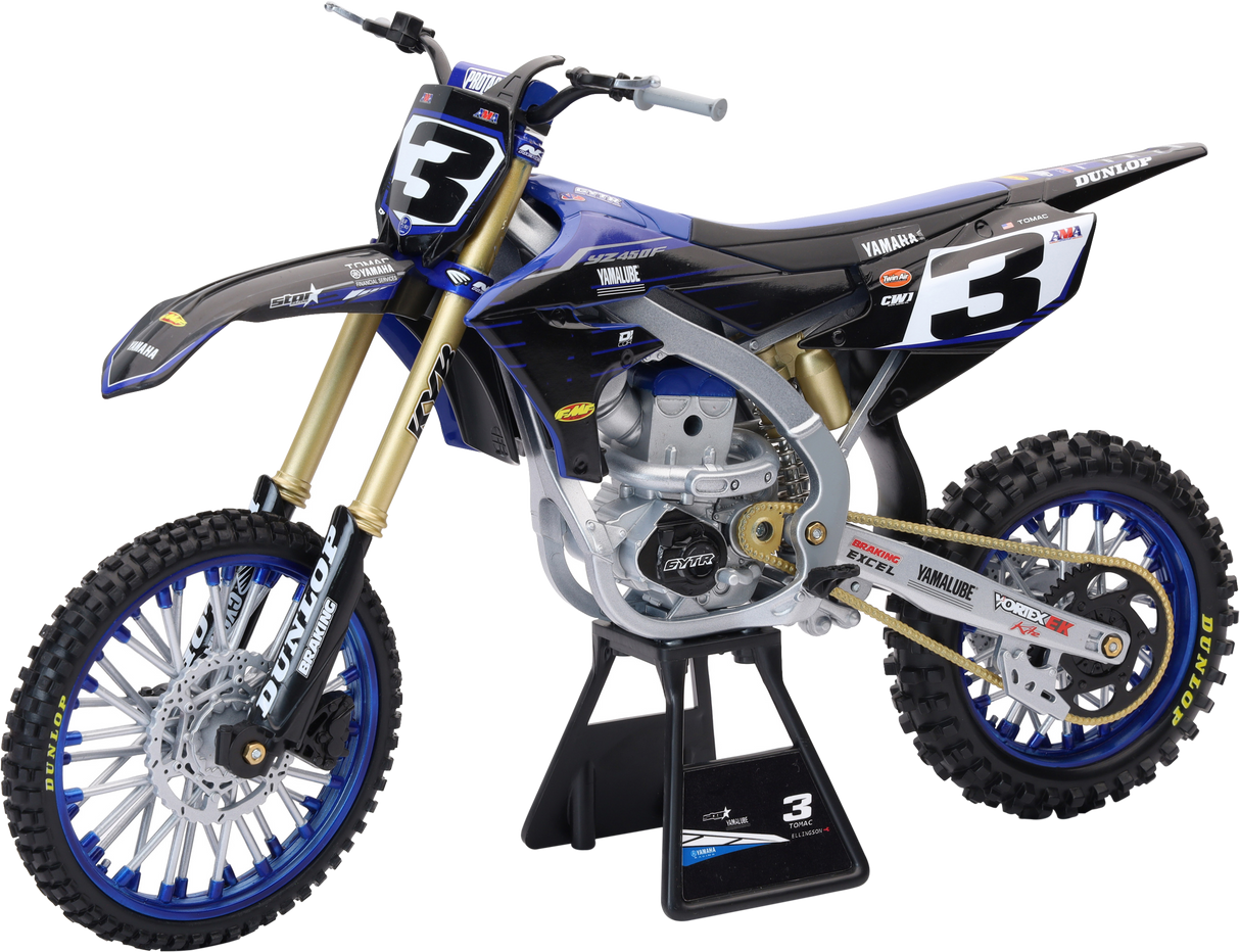 NEW-RAY1:6 Yamaha Factory Team Yz450f Eli Tomac #3 W/#1 Sx/Mx49713