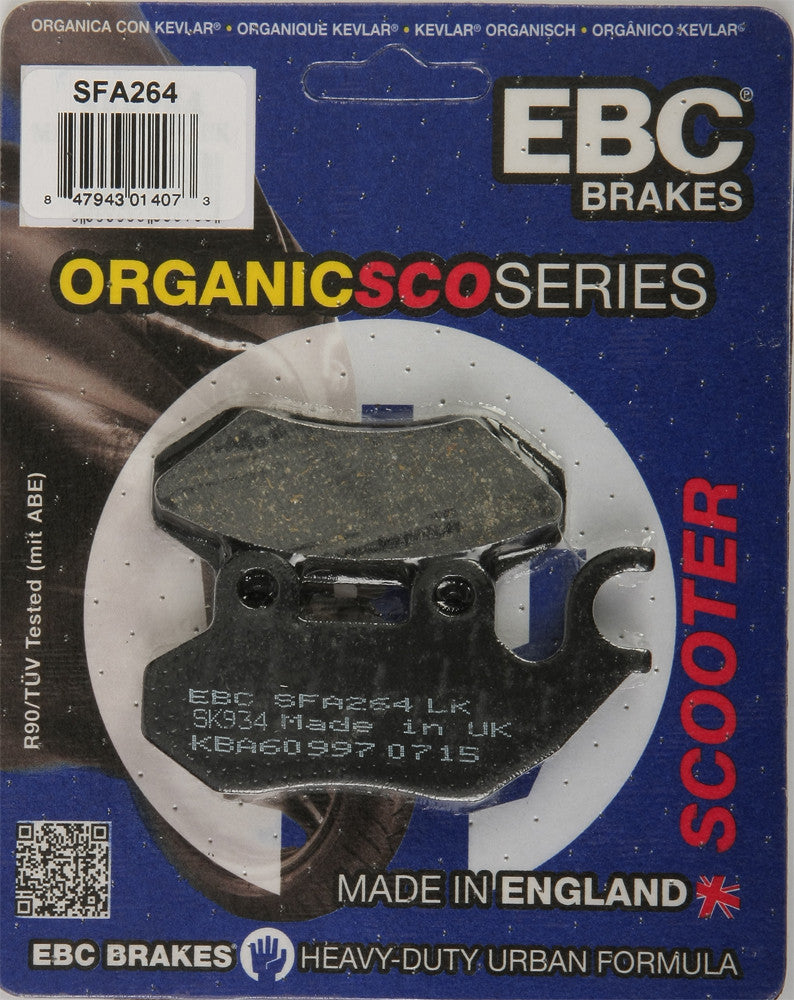 EBC Brake Pads Sfa264 Organic SFA264