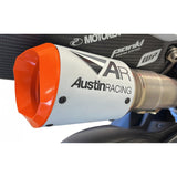 Austin Racing Black 2023 - 2024 KTM SUPERDUKE 1390 R/RR/EVO RS2 FULL RACE EXHAUST SYSTEM Dual pipes   AR46