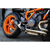 Austin Racing Black V3 2023 - 2024 KTM SUPERDUKE 1390 COMPLIANT & RACE SLIP-ON EXHAUSTS AR45