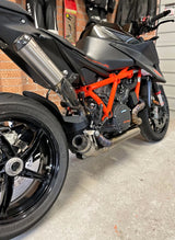 Vandemon  KTM Superduke 1290/1390R/RR Twin Shot Titanium Exhaust System KTM129SDTIEXHPB