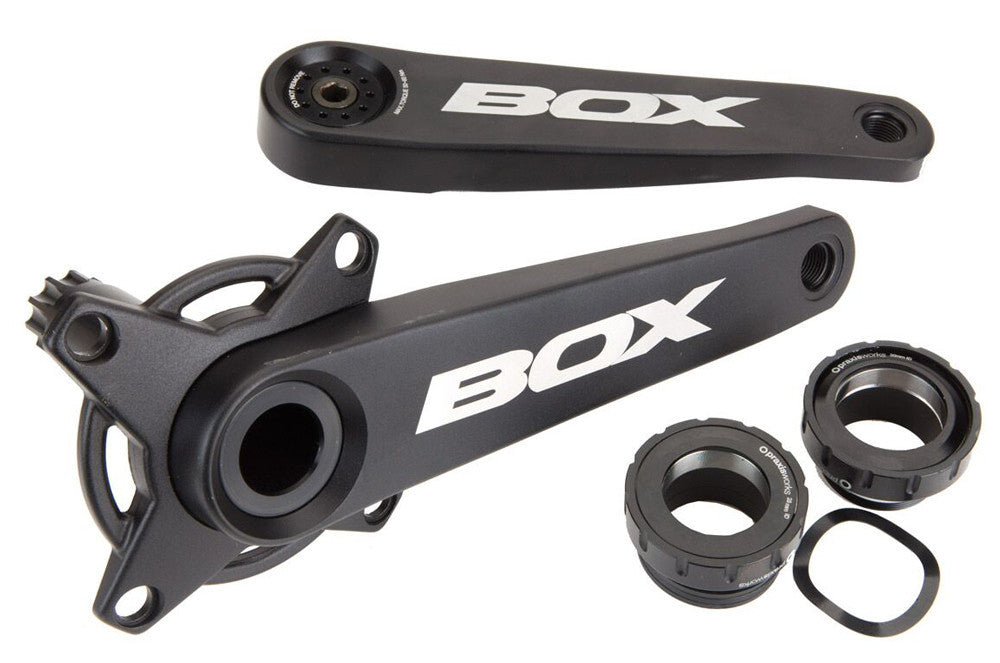 BOX Vector Cranks 175mm Black W/Bb BX-CK1630175-BK