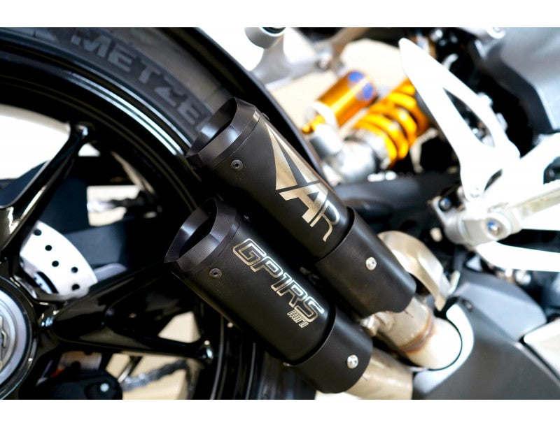 Austin Racing GP1RS 2021 - 2025 1200 SPEED TRIPLE dB COMPLIANT SLIP-ON EXHAUST SYSTEM AR58