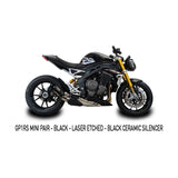 Austin Racing GP1RS 2021 - 2025 1200 SPEED TRIPLE dB COMPLIANT SLIP-ON EXHAUST SYSTEM AR58