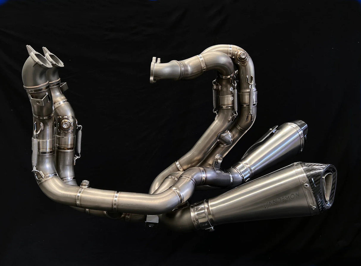 Vandemon  Ducati V4 Panigale & Streetfighter Full Titanium Exhaust system 2020-2022 DUCV4TIEXHSYSNB