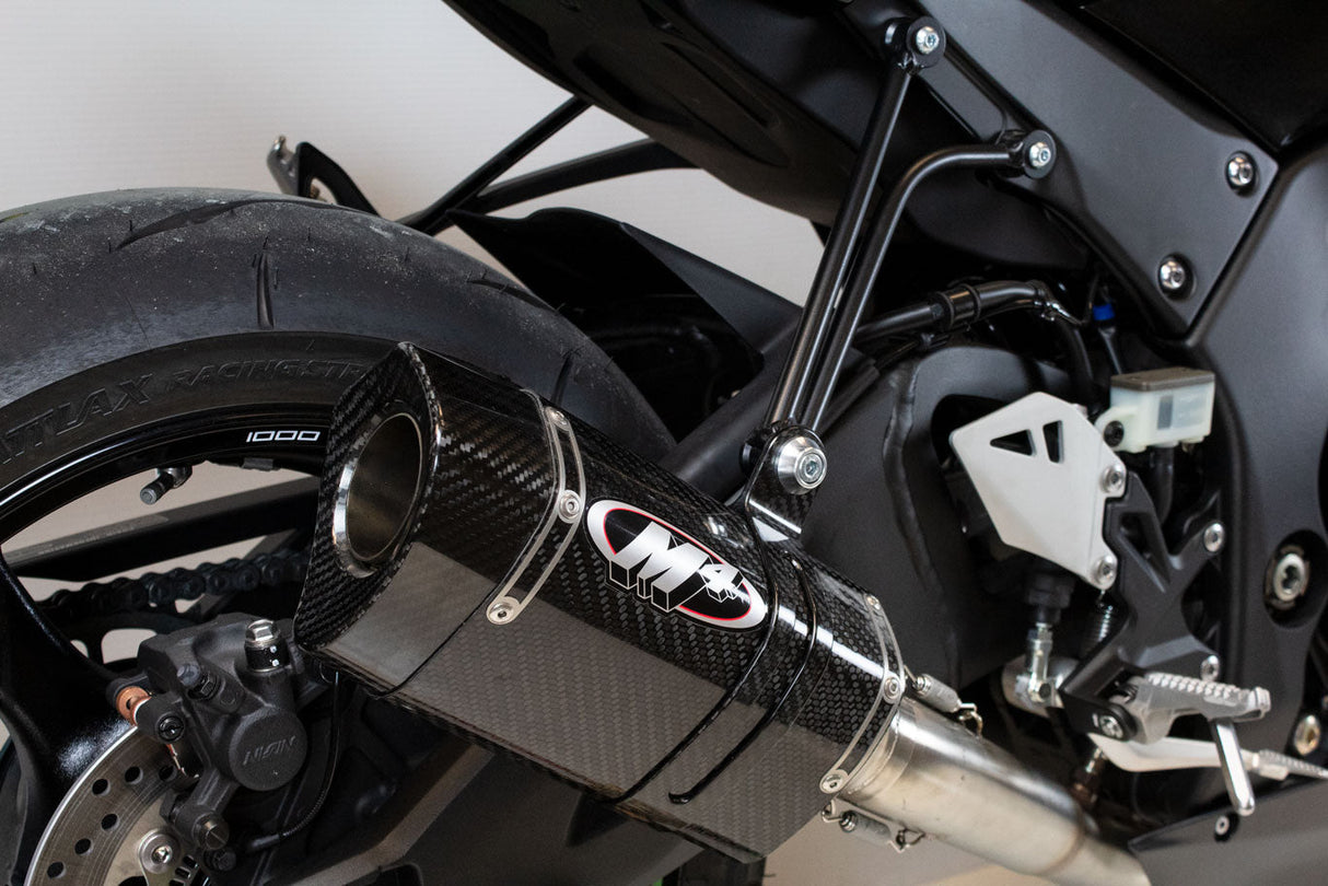 M4 Exhaust Titanium Half System with Tech 1 Carbon Fiber ZX10R 2021-2025  KA9974