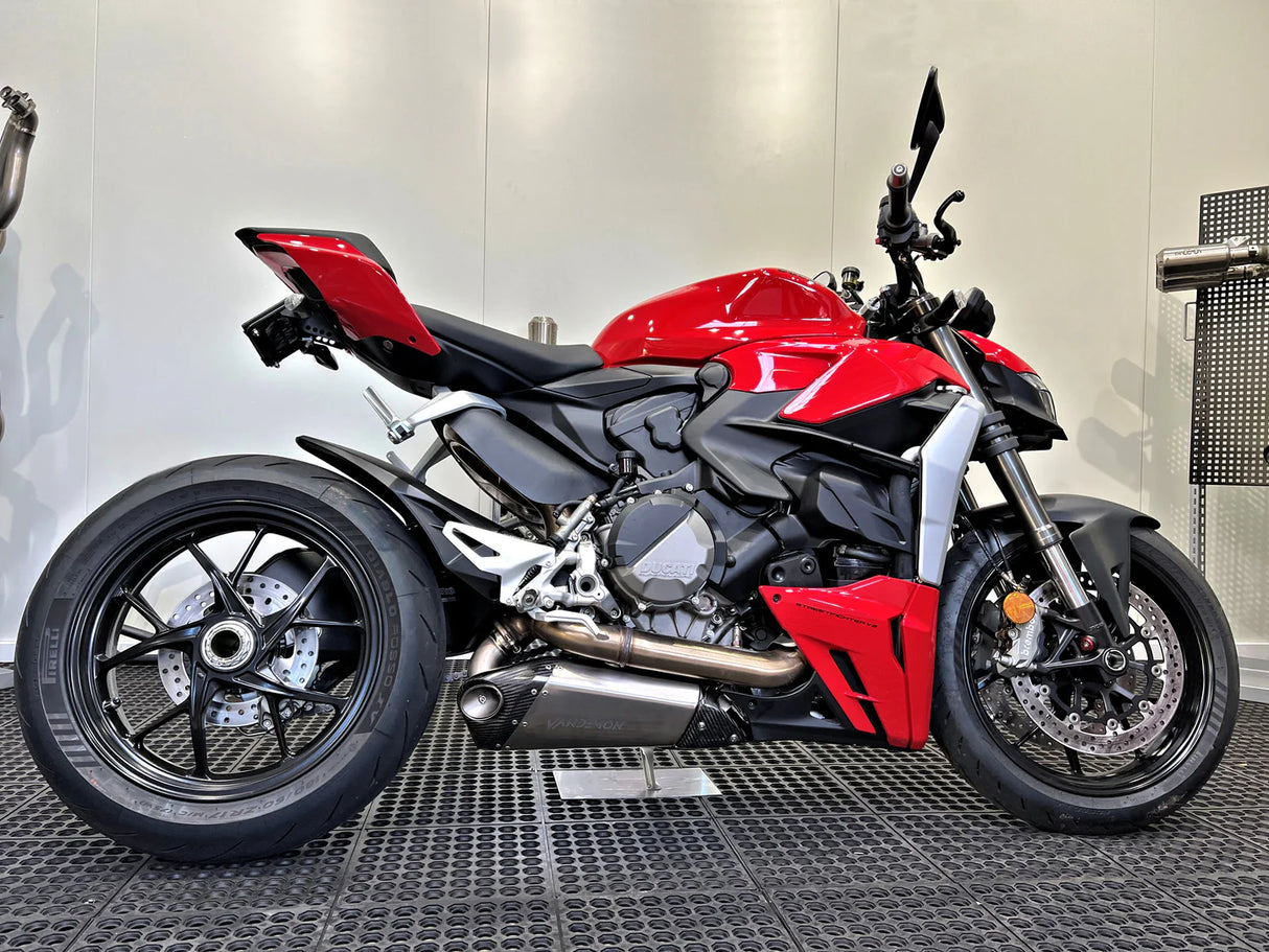 Vandemo  Titanium Belly Slip-On Ducati V2 Panigale & Streetfighter  2019-24 DUCV2TIMUFFBELA