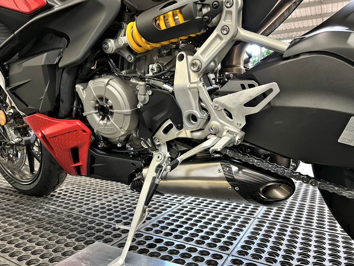 Vandemo  Titanium Belly Slip-On Ducati V2 Panigale & Streetfighter  2019-24 DUCV2TIMUFFBELA