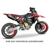 Austin Racing  2024 DUCATI HYPERMOTARD 698 MONO TWIN EXIT SLIP-ON EXHAUST SYSTEM