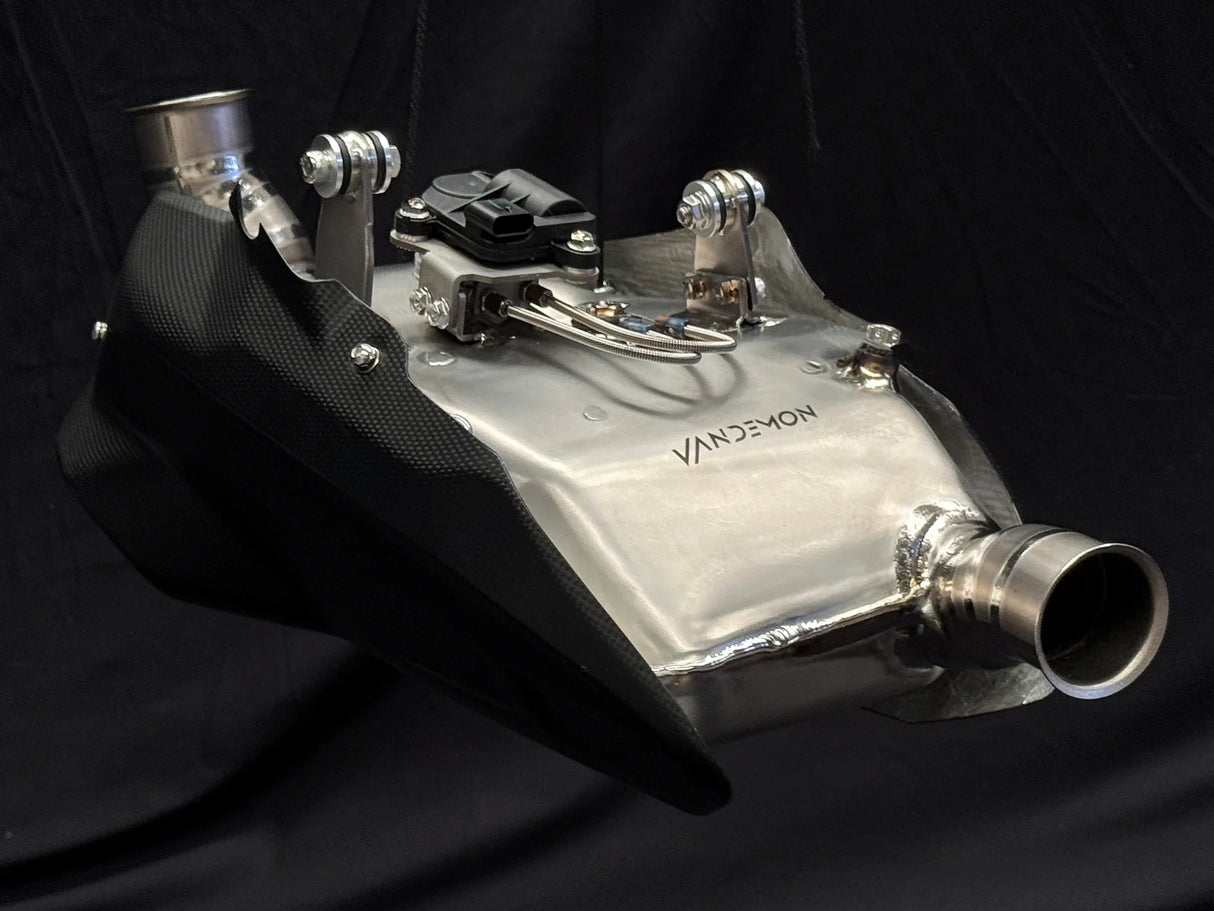 Vandemon Ducati Panigale V4 / V4S V4 Vandemon Bimodal Stealth Titanium Slip-On 2025 DUCV4PANTIEXHMUFWVC VA-162