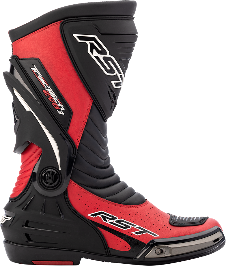 RST Tractech Evo Iii Sport Ce Boot Red / Black  Sz 8 102101RED2-41