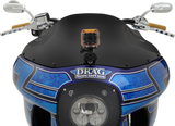 KLOCK WERKS Flare™ Windshield - 9" - Black - FXRP KWW-02-0501