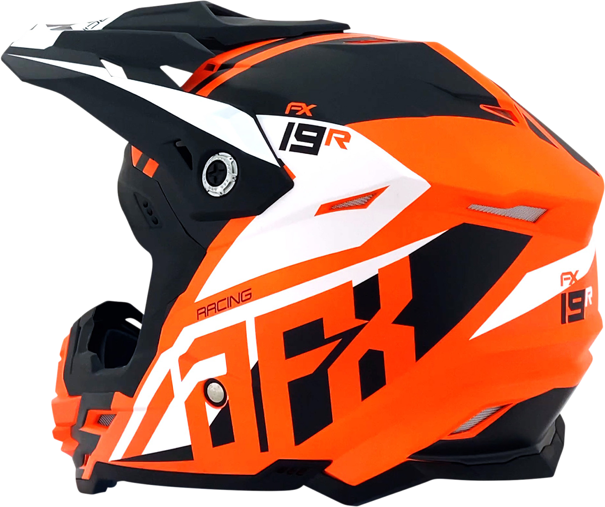 AFX FX-19R Helmet - Racing - Matte Orange - Medium 0110-7084