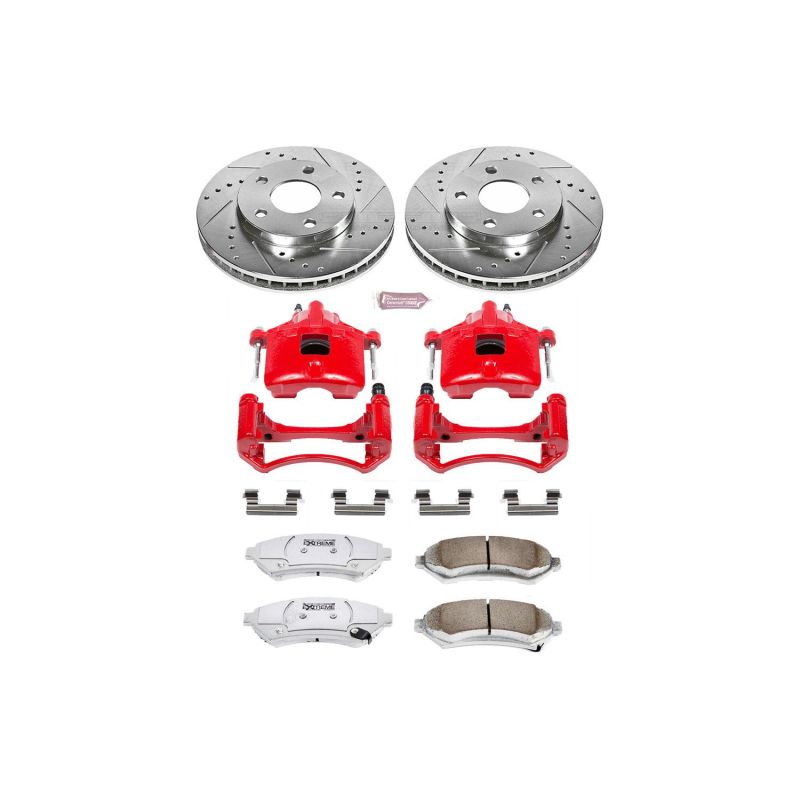 Power Stop 97-05 Buick Century Front Z26 Street Warrior Brake Kit w/Calipers