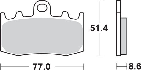 SBS HS Brake Pads - BMW - 796HS 796HS