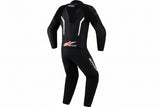 ALPINESTARS GP Force v2 2-Piece Leather Suit - Black/White/Red Fluo - US 38 / EU 48 3160126-1231-48