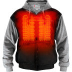 GERBING HEATED CLOTHING 7 V Battery Heated Hoodie - Black - XL GERHDY7VUNIBLKXL