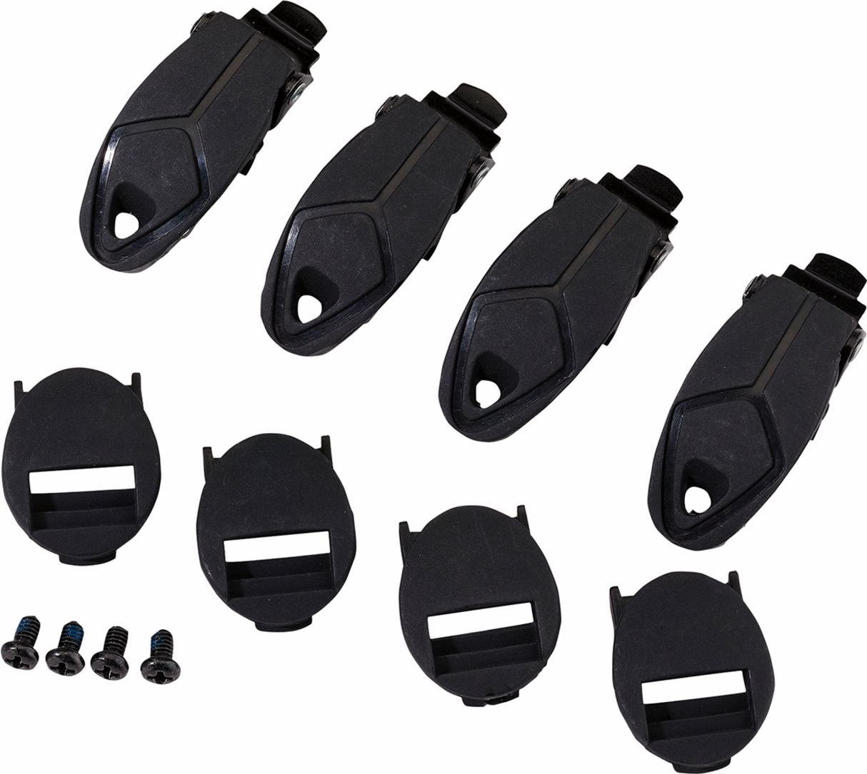 MOOSE RACING Qualifier Boot Buckle Kit - Black 3430-1006