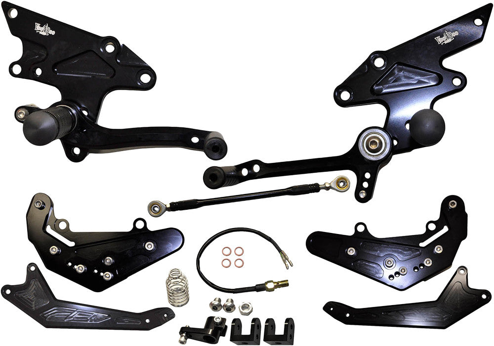 VOODOO Billet Rear Set Black VRD1332